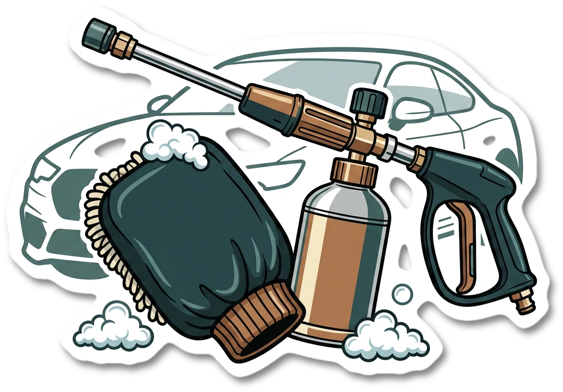 mechanical repairs sticker illustration