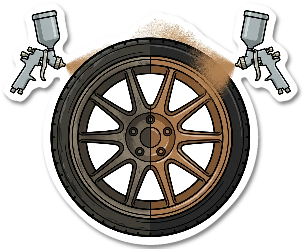 diagnostics electrical sticker illustration