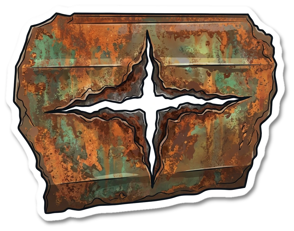 Car wing with sander sticker illustration