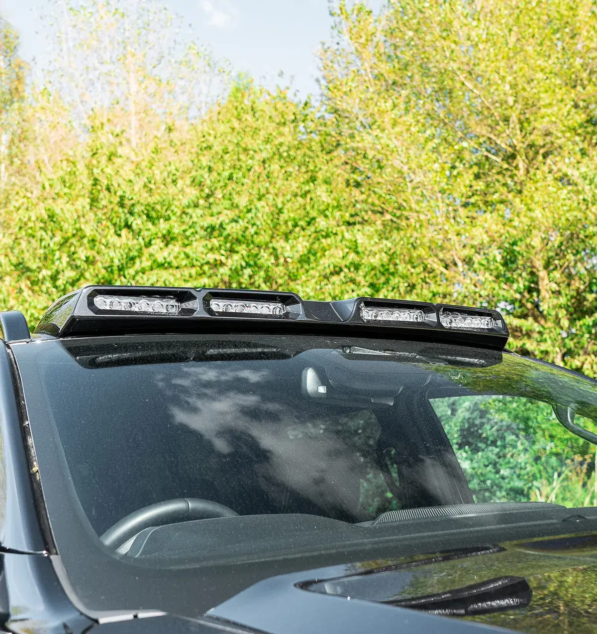 LED roof light pod fitted to a Ford Ranger