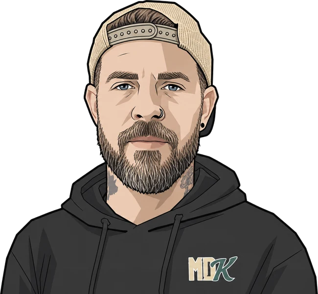 Wayne, MDK team cartoon